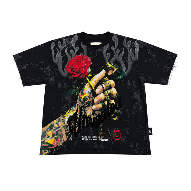 Copper Rivet Mens Unrivaled Crew Neck T-Shirt 63T01-BK Black