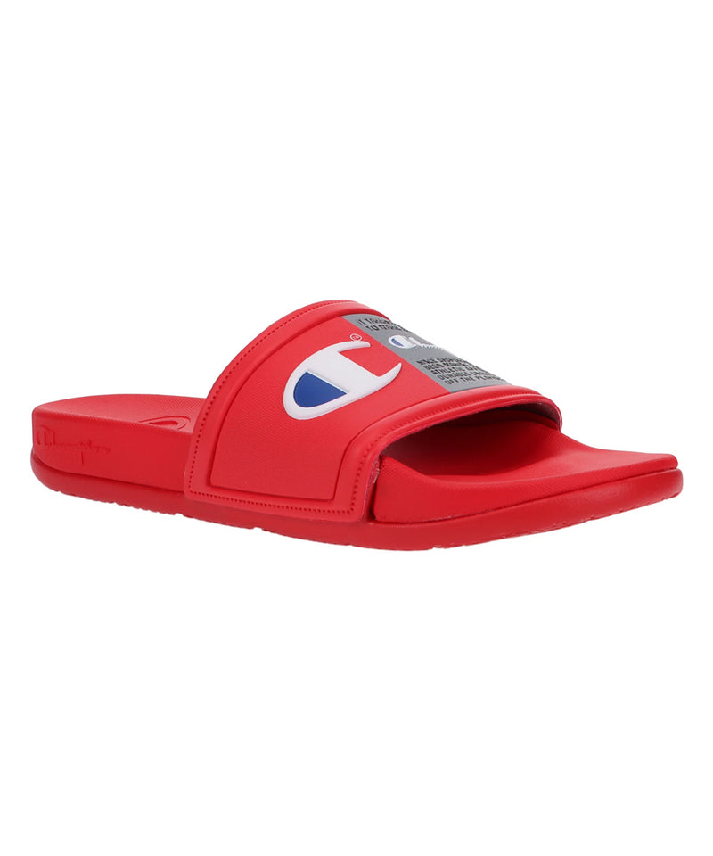 Champion Grade School Ipo Squish Slides CP101052Y-602 Scarlet/Wht