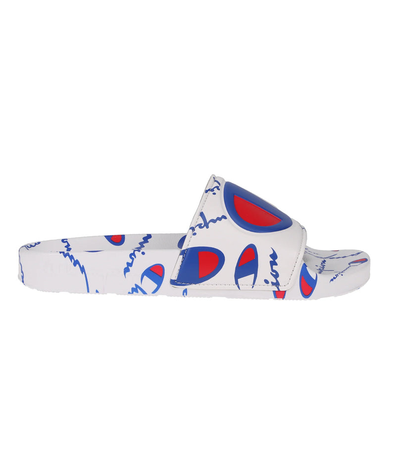 Champion Grade School Warped Ipo Slides CP101072Y-100 White
