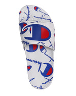 Champion Grade School Warped Ipo Slides CP101072Y-100 White
