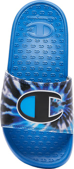 Champion Pre School Superslide Tie-Dye Slides CP101194P-492 Blue/Black