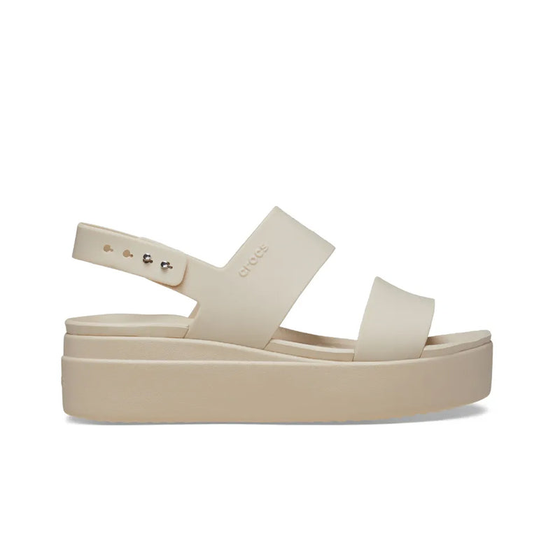 Crocs Womens Brooklyn Low Wedge Sandals 206453-0LH Sandstone