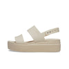 Crocs Womens Brooklyn Low Wedge Sandals 206453-0LH Sandstone