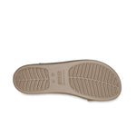 Crocs Womens Brooklyn Low Wedge Sandals 206453-2EL Latte/Mushroom