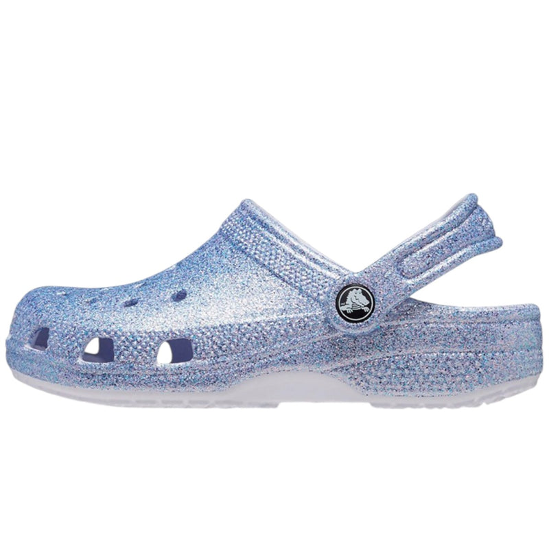 Crocs Toddlers Classic Glitter Clogs 206992-4PC Frosted Glitter