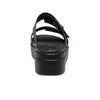 Crocs Womens Brooklyn Buckle Low Wedge Sandals  207431-001 Black