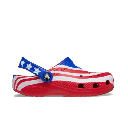 Crocs Kids Classic American Flag Clogs 208839-90H Multicolor