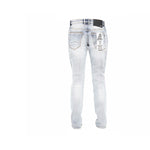 Cult Of Individuality Mens Rocker Slim Premium-Stretch Jeans 621A0-RS43B Bleach