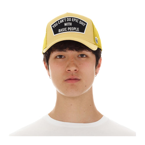 Cult Of Individuality Mens Cant Do Epic Shit Trucker Hat 624AC-CH61A Yellow