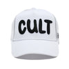 Cult Of Individuality Mens Cult Chain Logo Trucker Hat 625AC-CH60B White