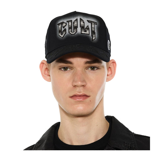 Cult Of Individuality Mens Instruments Trucker Hat 625BC-CH103A Black