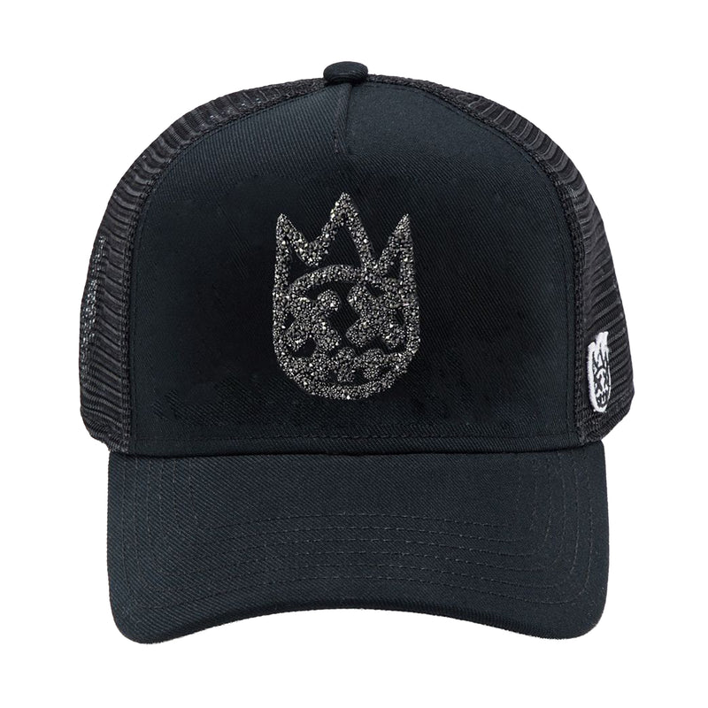Cult Of Individuality Mens Crystal Logo Trucker Hat 625BC-CH200A Black