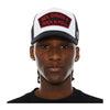 Cult Of Individuality Mens Sex Drugs Rock N Roll Trucker Hat 625BC-CH54A White