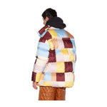 Dsquared2 Mens Pastel Tiles Puffer Jacket S71AN0404-001S Burgundy/Blue