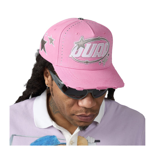 Duaa Unisex Petal Snapback Hat Pink