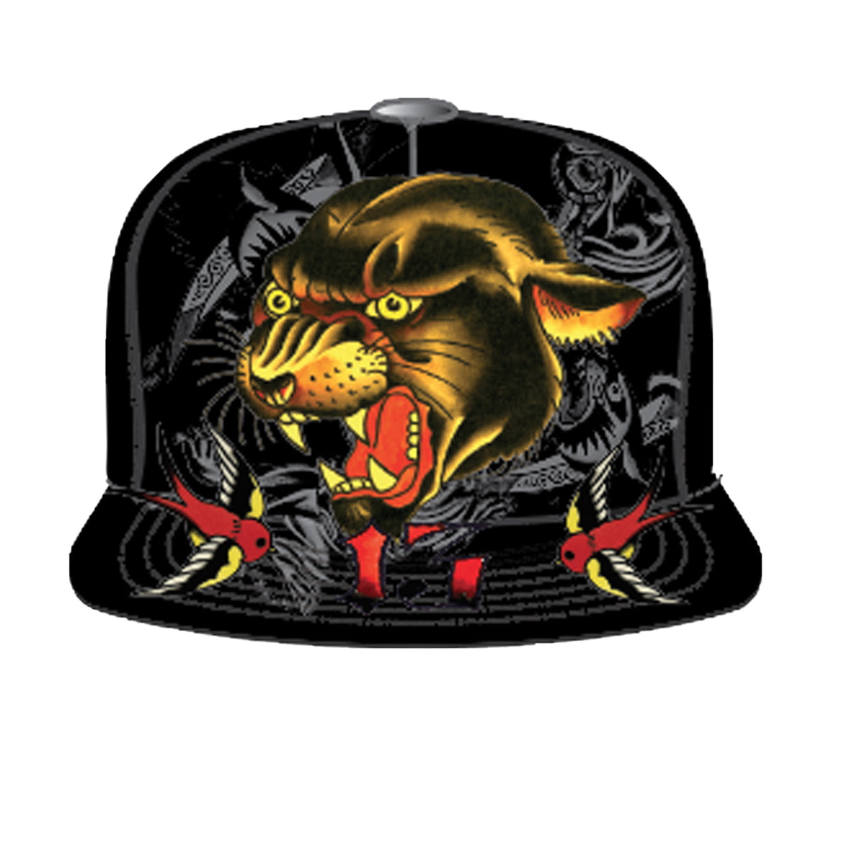 Ed Hardy baseball cap Ed Hardy Trucker Hat Embroidered Tattoo Eagle Skull Blue Sky  main image 4