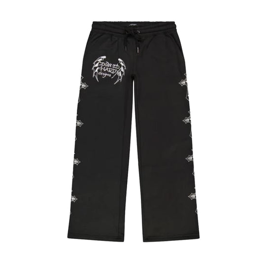 Ed Hardy Womens Crosses Sweatpants EHW8200-94 Black