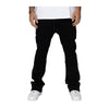 EPTM Mens French Terry Flare Pants EP10429-BLACK