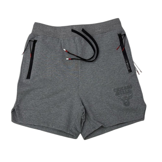 EQPT Mens NBA Chicago Bulls Classic Flogged Sweatshorts PE-KB-416-CH-HGREY Heather Grey