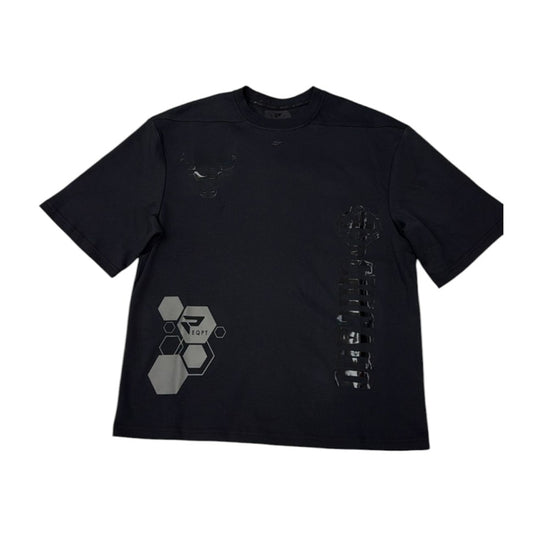 EQPT Mens NBA New York Knicks Classic Crew Neck T-Shirt PE-KT-329-NY-BLK Black