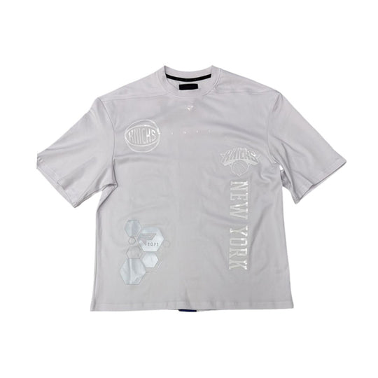 EQPT Mens NBA New York Knicks Classic Crew Neck T-Shirt PE-KT-329-NY-WHT White