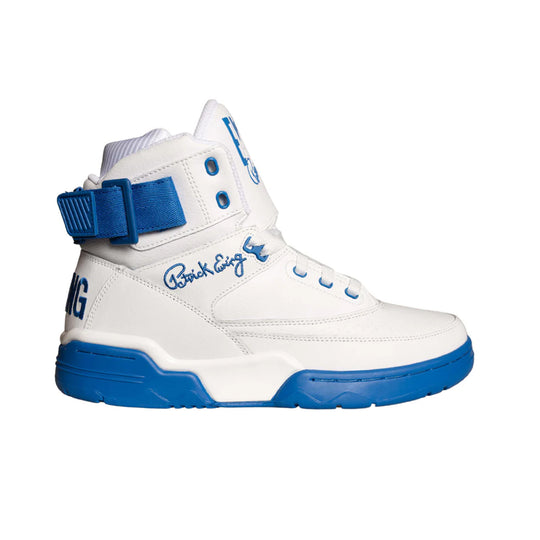 Patrick Ewing Mens 33 HI Basketball Sneakers 1BM00554-150 White/Royal