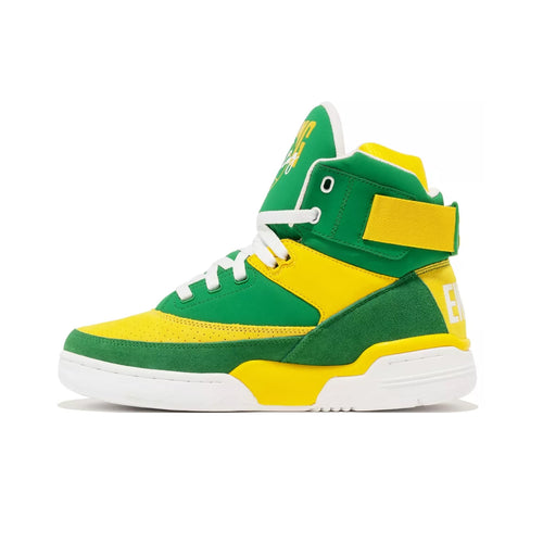 Patrick Ewing Mens 33 HI Basketball Sneakers 1BM02379-323 Green/Yellow/White