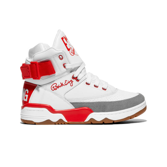 Patrick Ewing Mens 33 Hi 1BM02597-105 White/Red/Grey