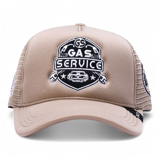 Fantic Mens Gas Service Trucker Hat 401 Beige
