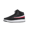 Fila Mens A-High Basketball Sneakers 1CM00540-014 Black/Red/White