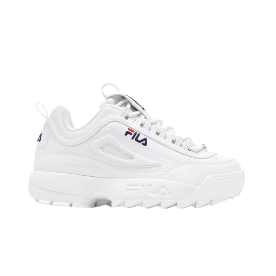 Fila Kids Disruptor II Fashion Sneakers FW02945-111 White/Peacoat/Red