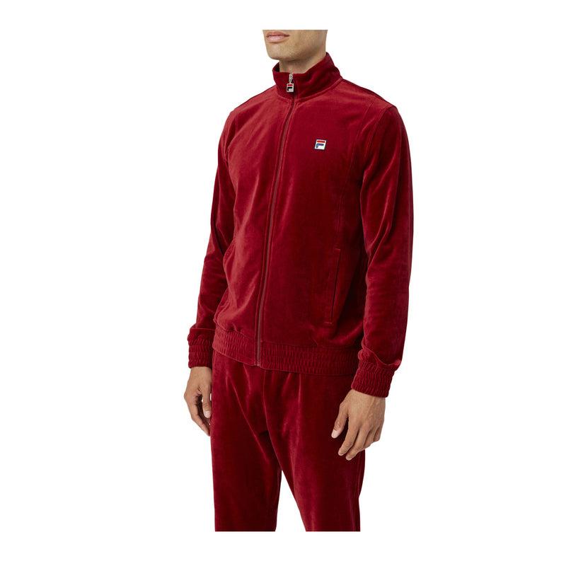 Fila Mens O-Fit Velour Track Jacket LM13B750-603 Bikingred