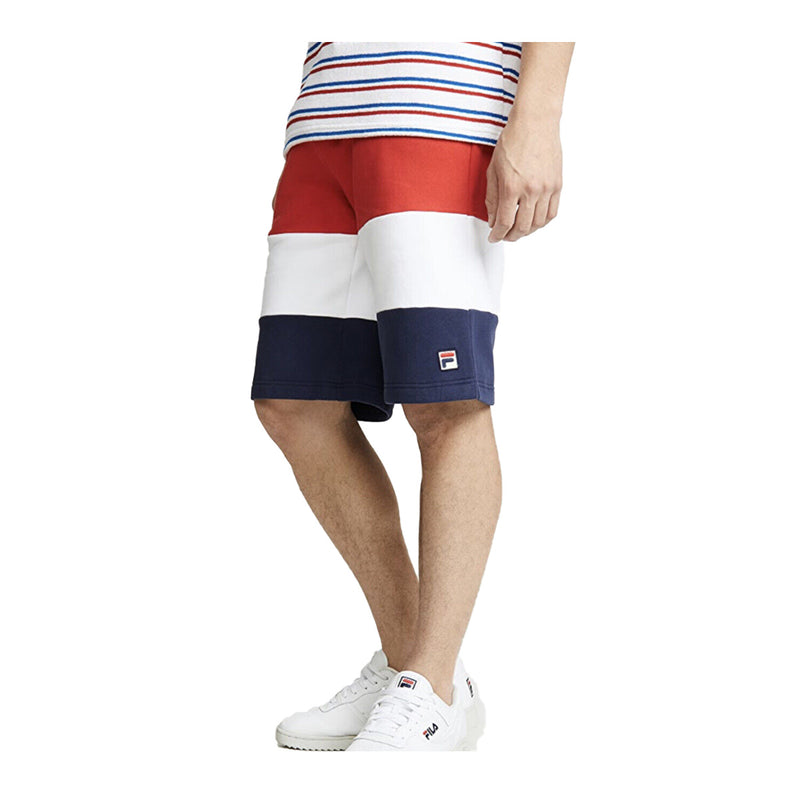 Fila Mens Heritage Alanzo Shorts LM171YA9-622 Red/Wht/Nvy