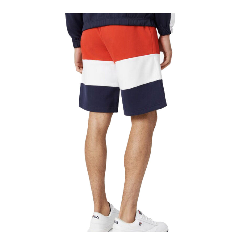 Fila Mens Heritage Alanzo Shorts LM171YA9-622 Red/Wht/Nvy