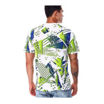Fila Mens Vice Graphic Crew Neck T-Shirt LM23C888-100 White/Blue/Green/Black
