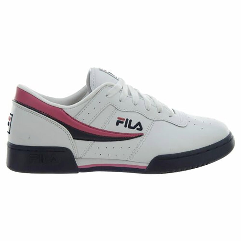 Fila Mens Original Fitness Athletic Shoes 1FM00081-148 White/Navy/Pink