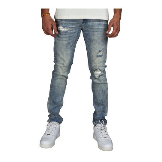 Foreign Brands Politics Mens Akhurst Jeans Blue Wash