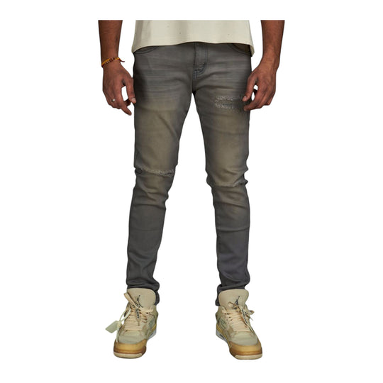 Foreign Brands Politics Mens Akhurst Jeans Grey Wash