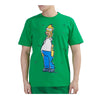Freeze Max Mens Homer Crew Neck T-Shirt FM10374-KGR Kelly Green