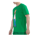 Freeze Max Mens Homer Crew Neck T-Shirt FM10374-KGR Kelly Green