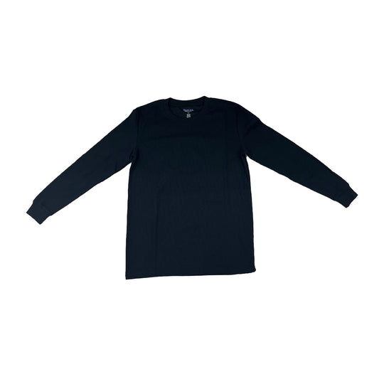 Galaxy Mens Classic Thermal Sweatshirt JMTH-3800 Black