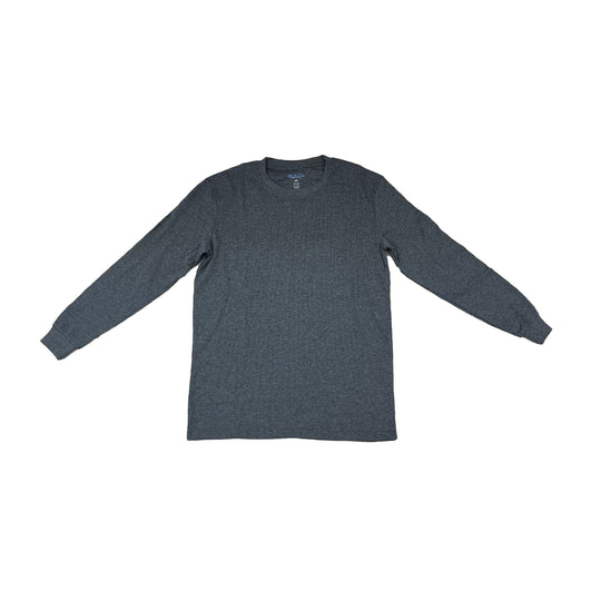 Galaxy Mens Classic Thermal Sweatshirt JMTH-3800 Charcoal