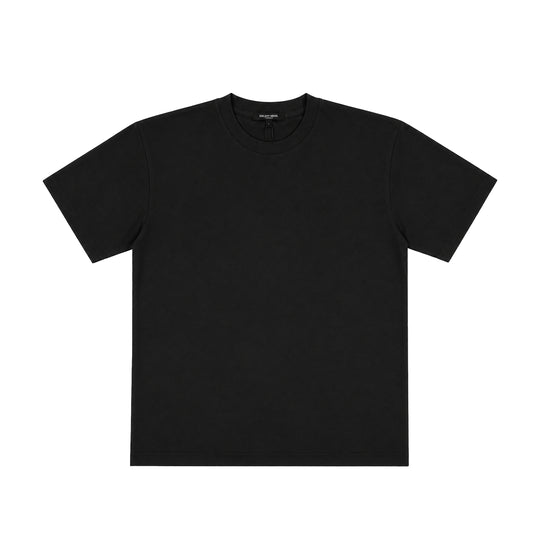 Galaxy Mens Drop Shoulder Crew Neck T-Shirt MLFT-110-BK Black