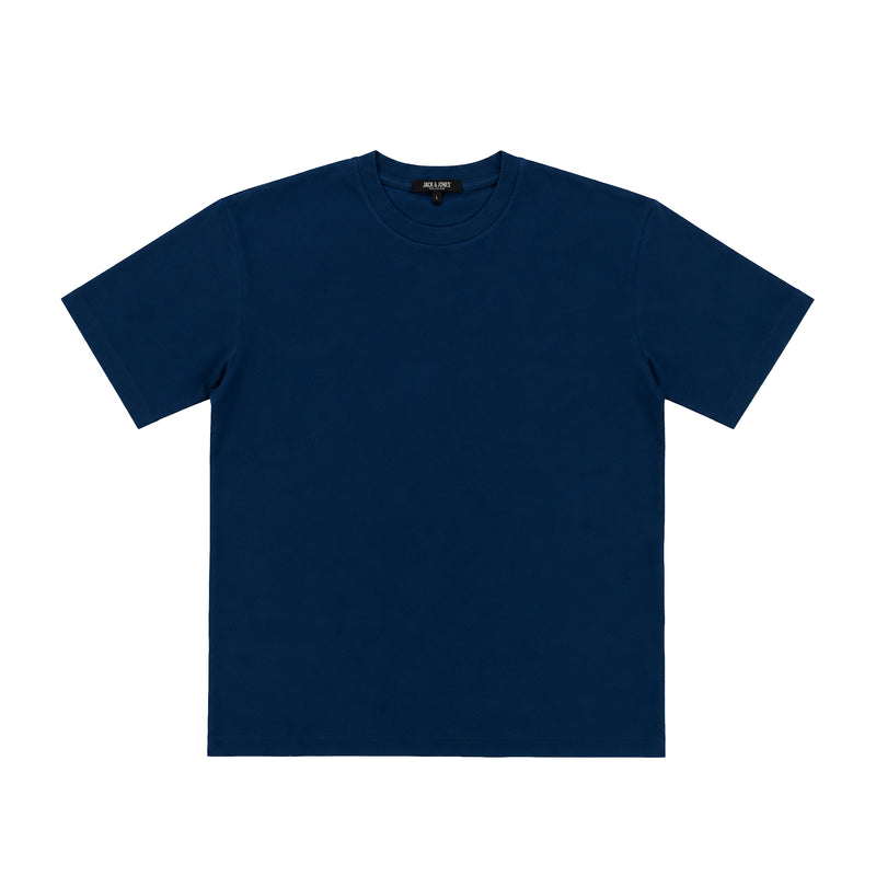 Galaxy Mens Drop Shoulder Crew Neck T-Shirt MLFT-110-BL Blue