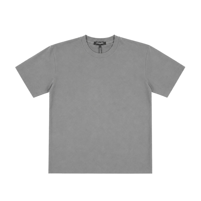 Galaxy Mens Drop Shoulder Crew Neck T-Shirt MLFT-110-DGY Dark Grey