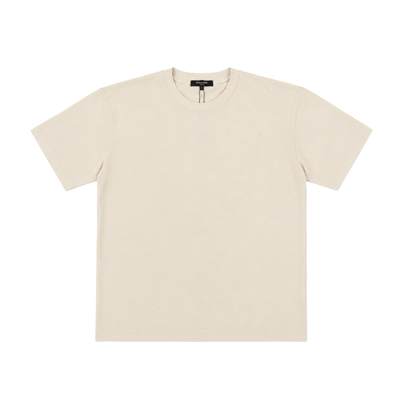 Galaxy Mens Drop Shoulder Crew Neck T-Shirt MLFT-110-IV Ivory