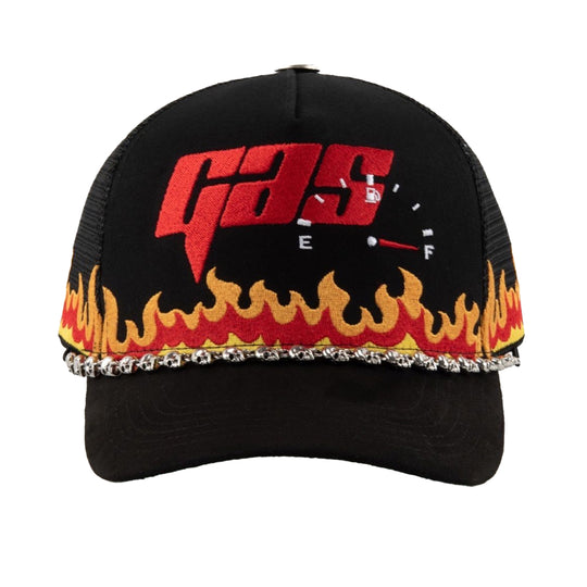 Gas Nyc Mens Full Tank Trucker Hat Black