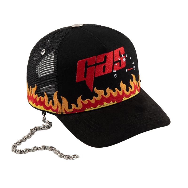 Gas Nyc Mens Full Tank Trucker Hat Black