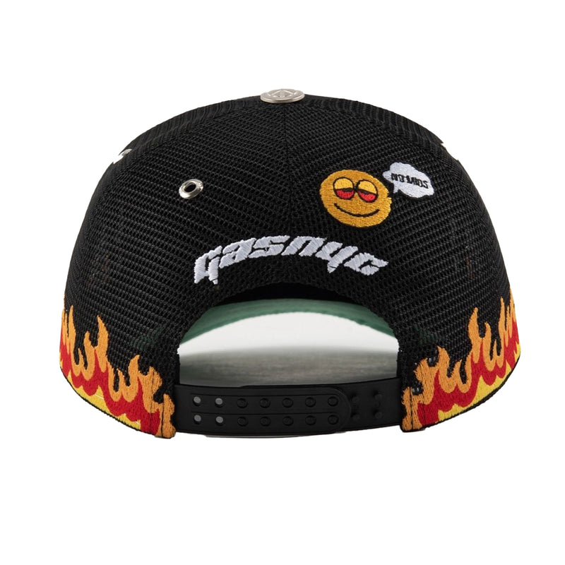 Gas Nyc Mens Full Tank Trucker Hat Black