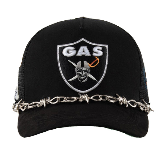 Gas Nyc Mens Gas Nation Trucker Hat Black